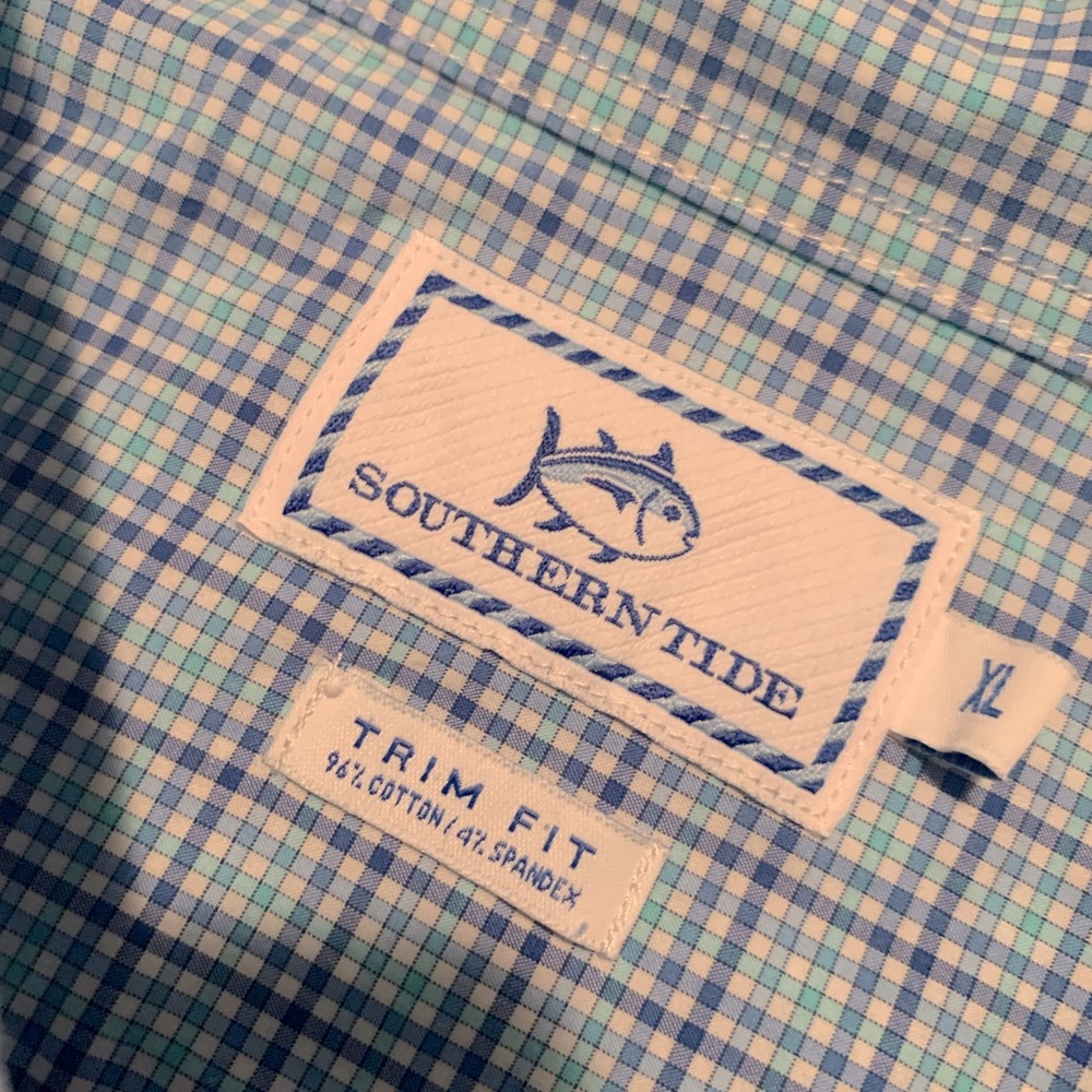 Mens Southern Tide XL Trim Fit Dress Shirt